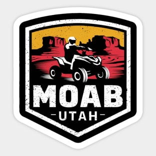 Quad Bike Off Road Moab Utah Adventure Sticker